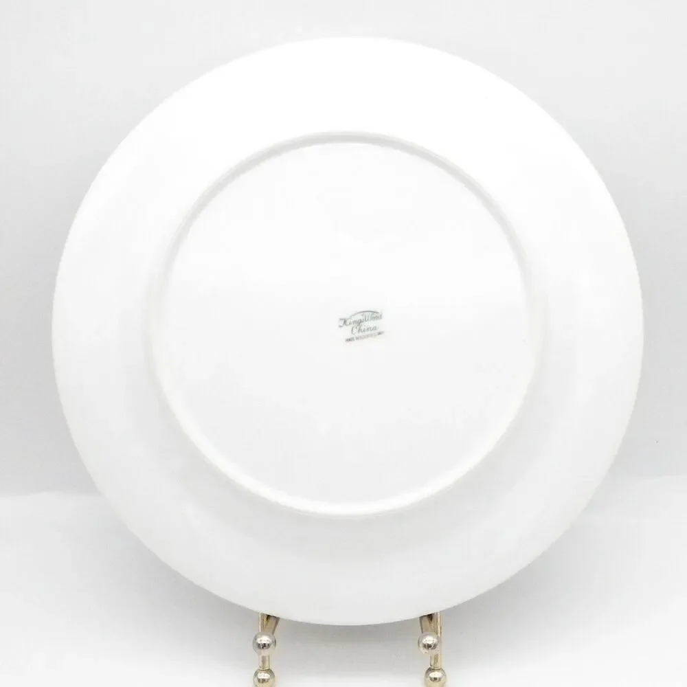 Kingswood China 4 Dinner Plates Floral 10